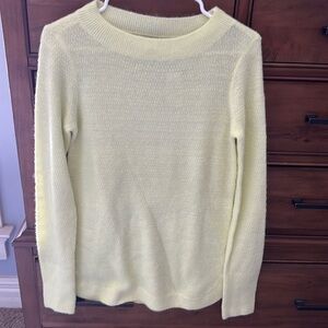 NWT, bright yellow sweater